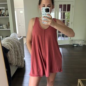 Chic Sleeveless Red Romper